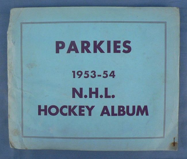 1953-54 Parkhurst Hockey Photo Album